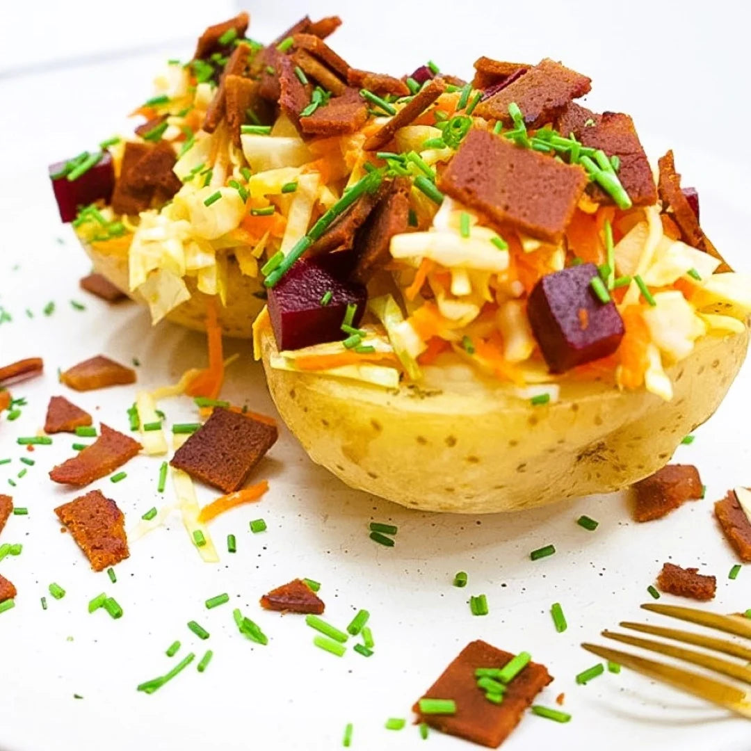 Mr Potato Head loaded baked potatoes