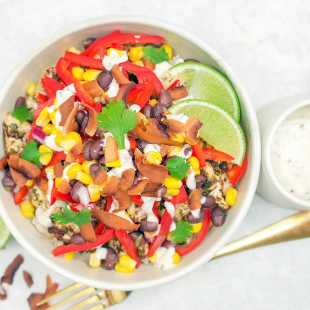 Golden Caribbean cauliflower