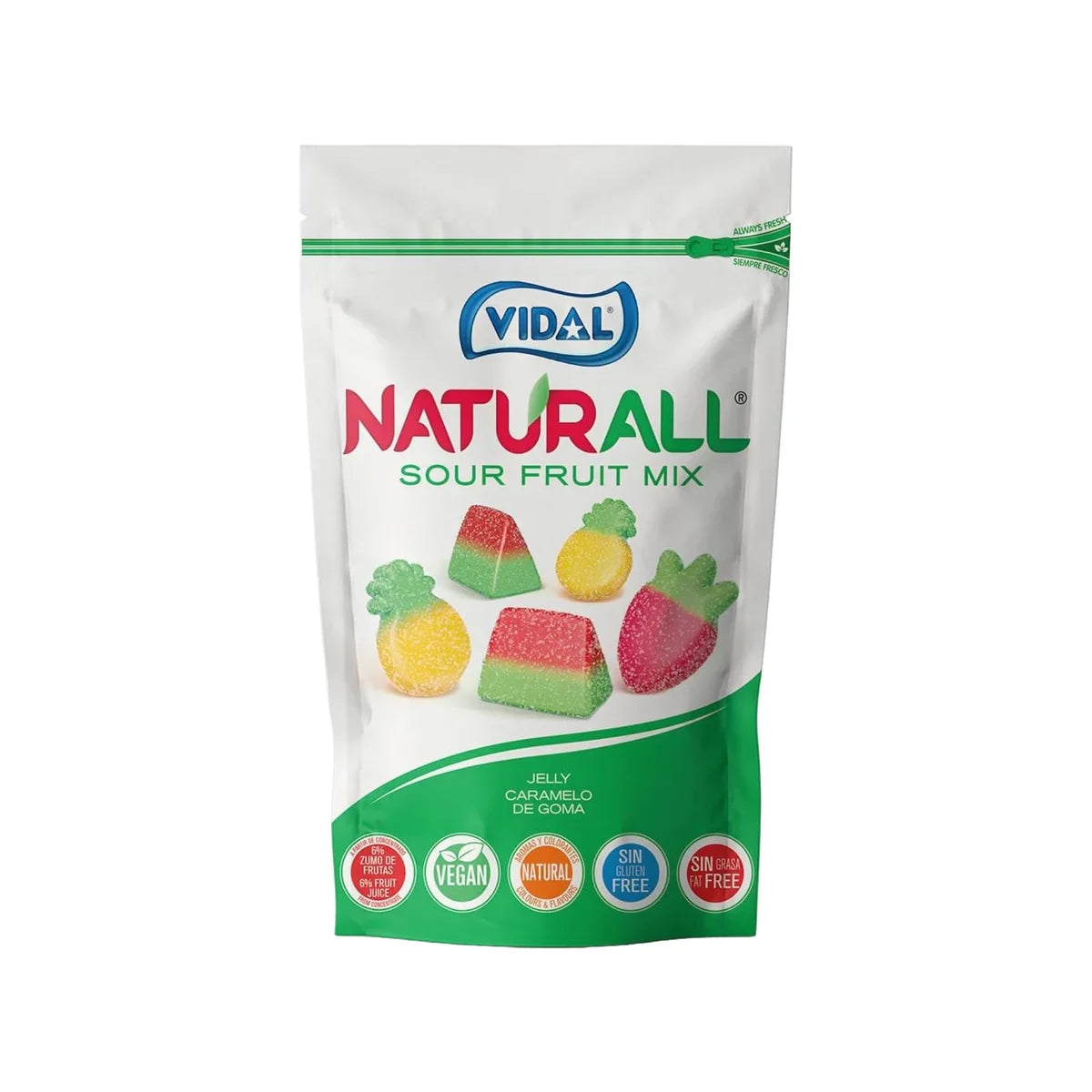 Vidal Naturall Sour Fruit Mix (180g)
