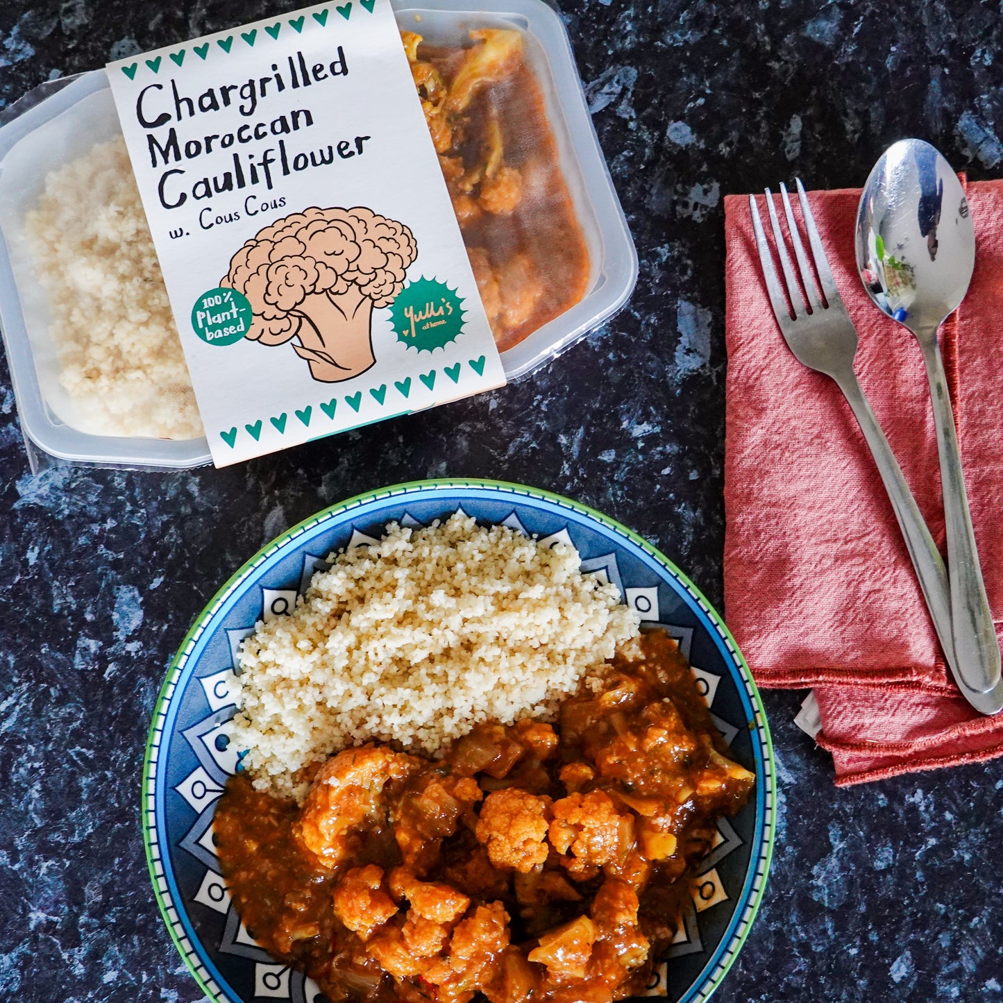 Yulli's Chargrilled Moroccan Cauliflower (400g)