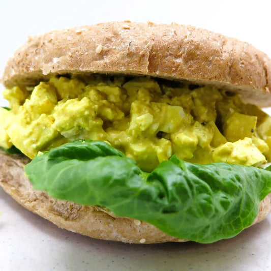 Eggy tofu salad recipe