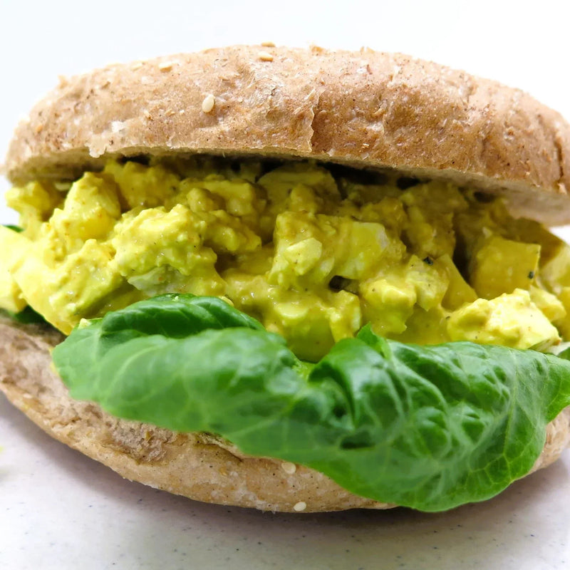 Eggy tofu salad recipe