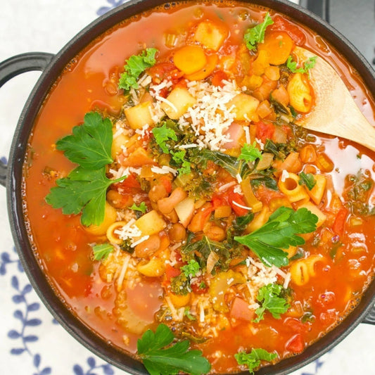 Classic minestrone soup