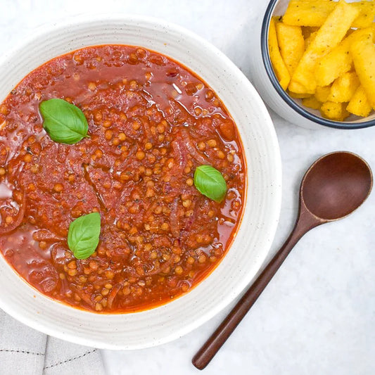 Tomato and lentil soup