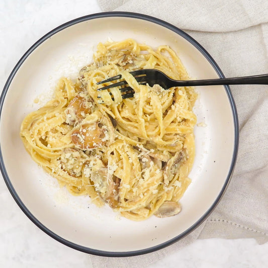 Truffle mushroom fettuccine