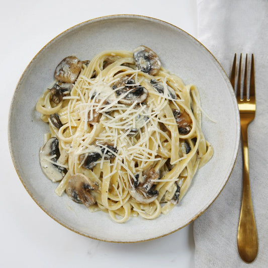 Truffle mushroom fettuccine