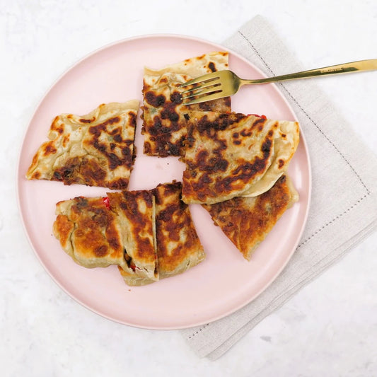 Middle Eastern mince gozleme