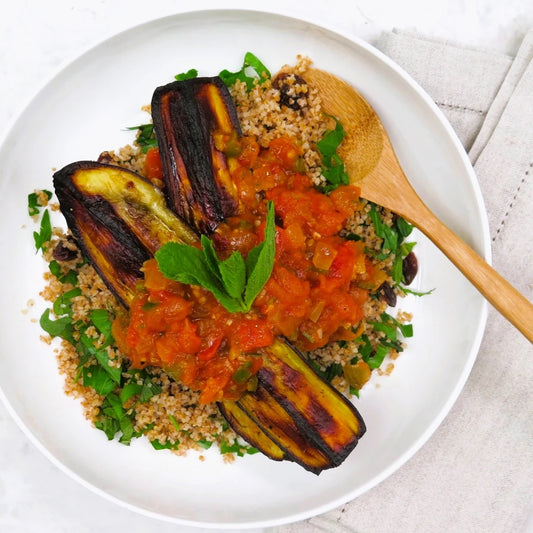 Turkish eggplant in tomato sauce