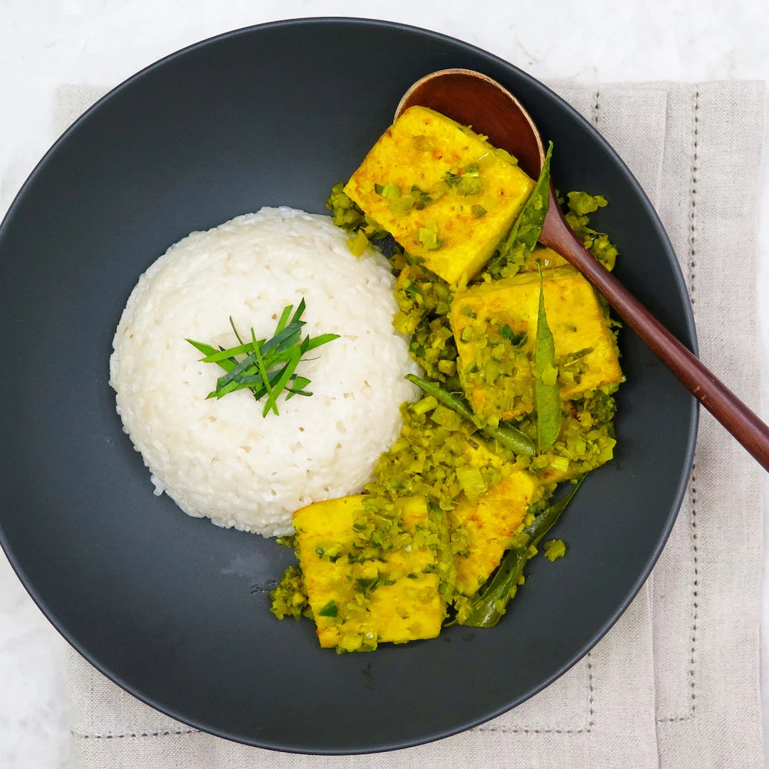 Green chilli tofu