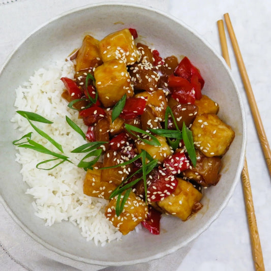 Pineapple sweet and sour tofu