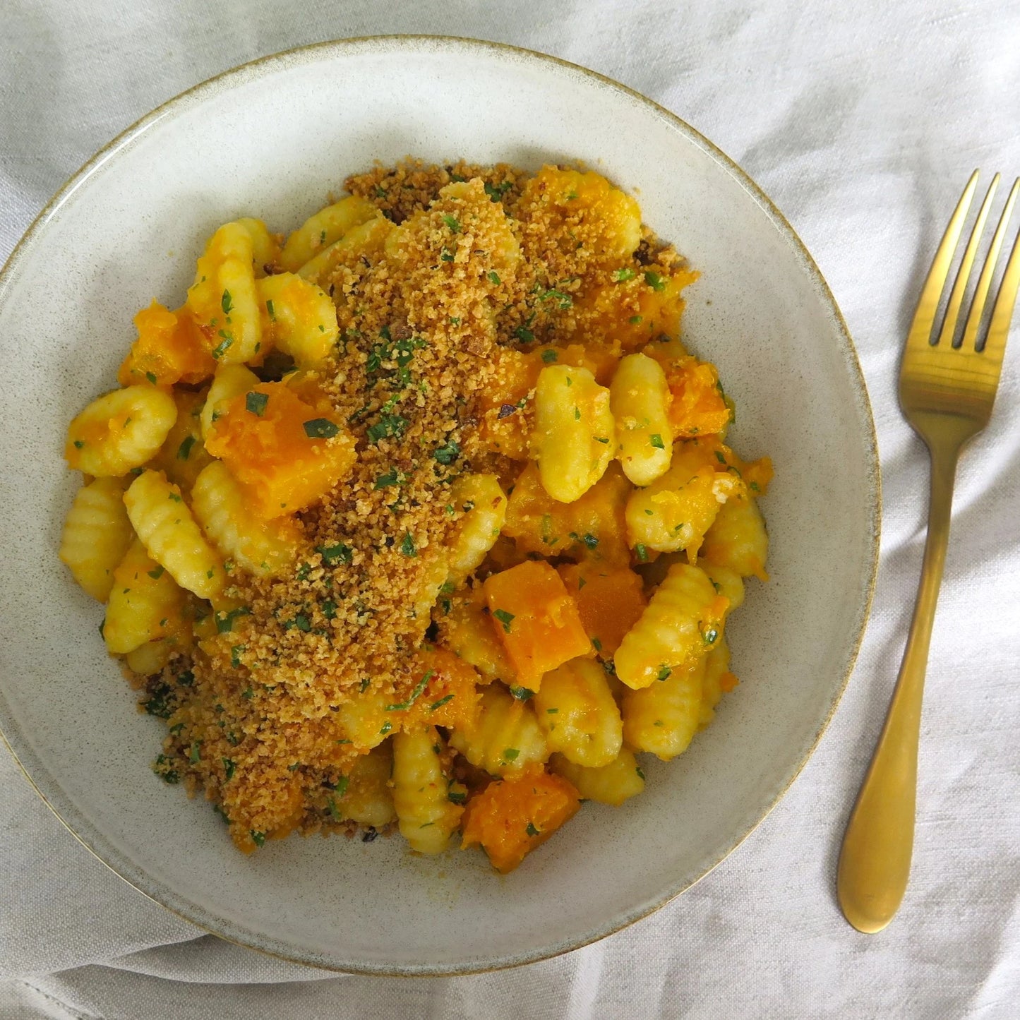 Pumpkin gnocchi (no added gluten)