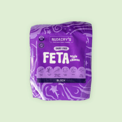 Nudairy's Dairy Free Feta Style Cheese Block (200g)