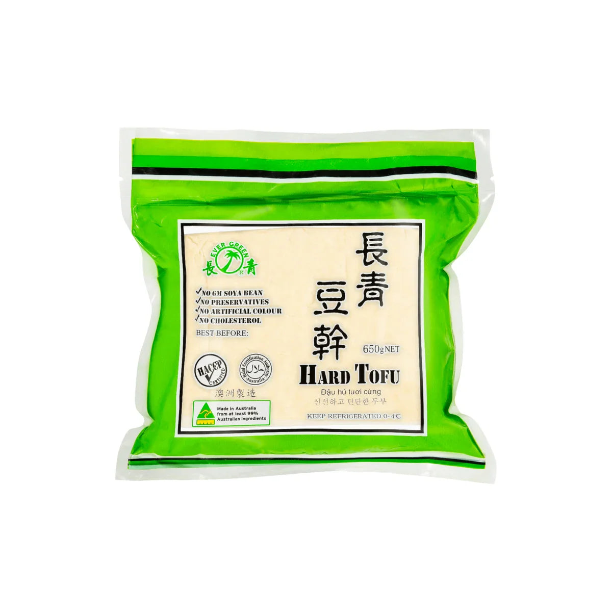 Evergreen Hard Tofu (650g)