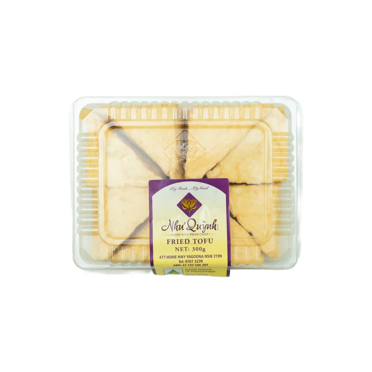 Nhu Quynh Fried Tofu Triangles (300g)