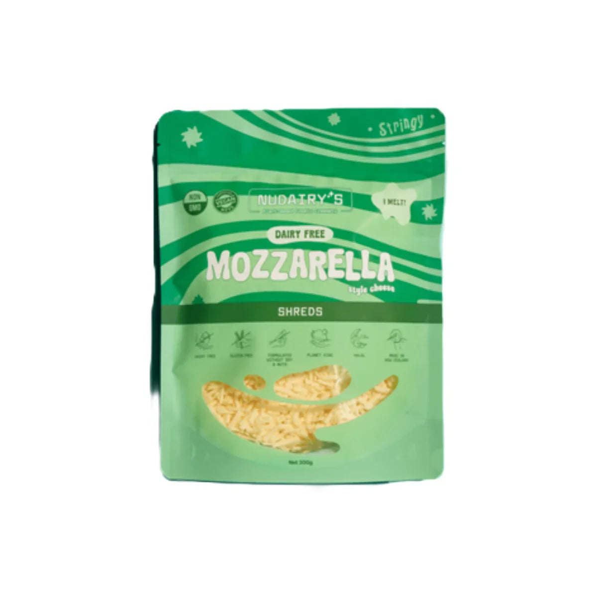 Nudairy's Dairy Free Mozzarella Shreds (300g)