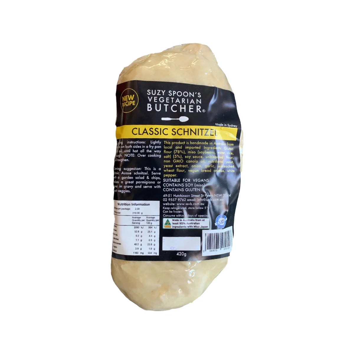 Suzy Spoon's Classic Schnitzel 2pcs (300g)