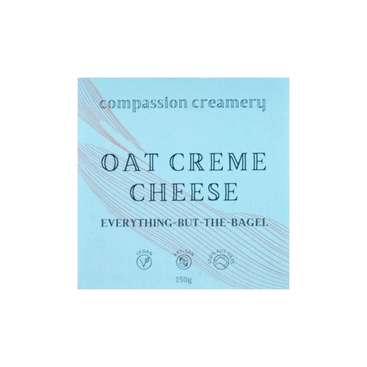 Compassion Creamery Everything But the Bagel Oat Creme Cheese (140g)