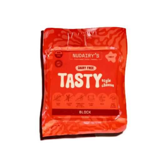 Nudairy's Dairy Free Tasty Style Cheese Block (250g)