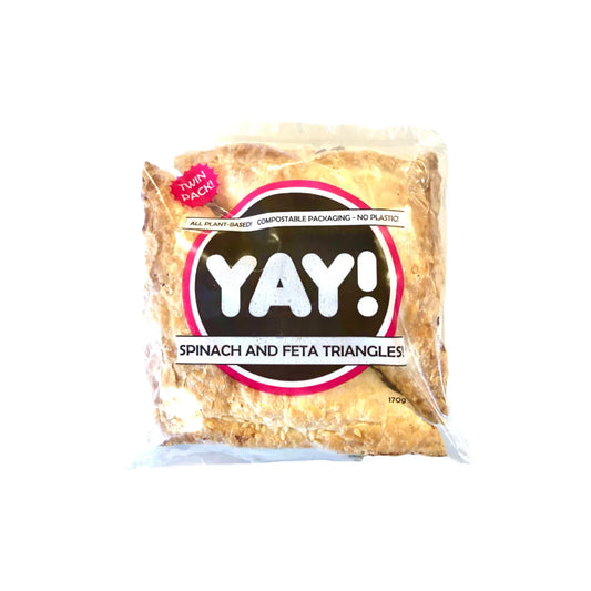 YAY! Spinach & Feta Triangles (twin pack 170g)