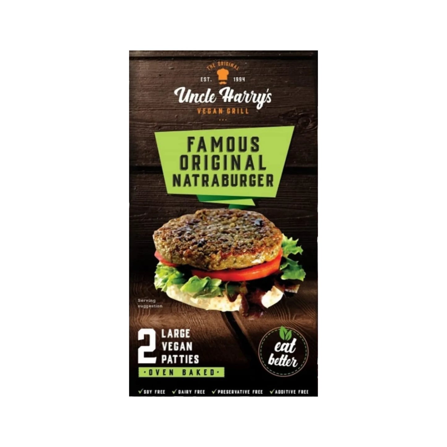 Uncle Harry's Famous Original Natraburger (200g)