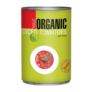 Spiral Organic Diced Tomatoes