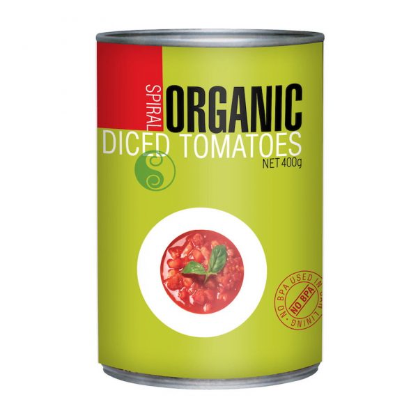 Spiral Organic Diced Tomatoes