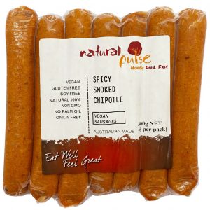 Natural Pulse Spicy Smoked Chipotle Sausages